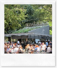 Nice day for a stroll in the park... WHAT'S THAT, SHAKE SHACK?!?!
